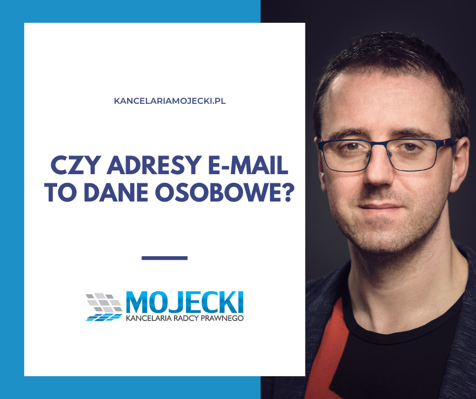 czy adresy e-mail to dane osobowe?