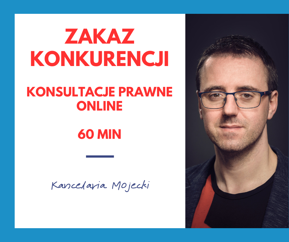 Zakaz konkurencji konsultacje prawne online